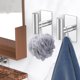 thumbnail image 4 of Ganchos para toallas de pared, adhesivos VAEHOLD, impermeables y resistentes, paquete de 4, 4 of 8