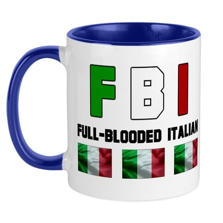 

CafePress - Full Blooded Italian Mug - Ceramic Coffee Tea Novelty Mug Cup 11 oz