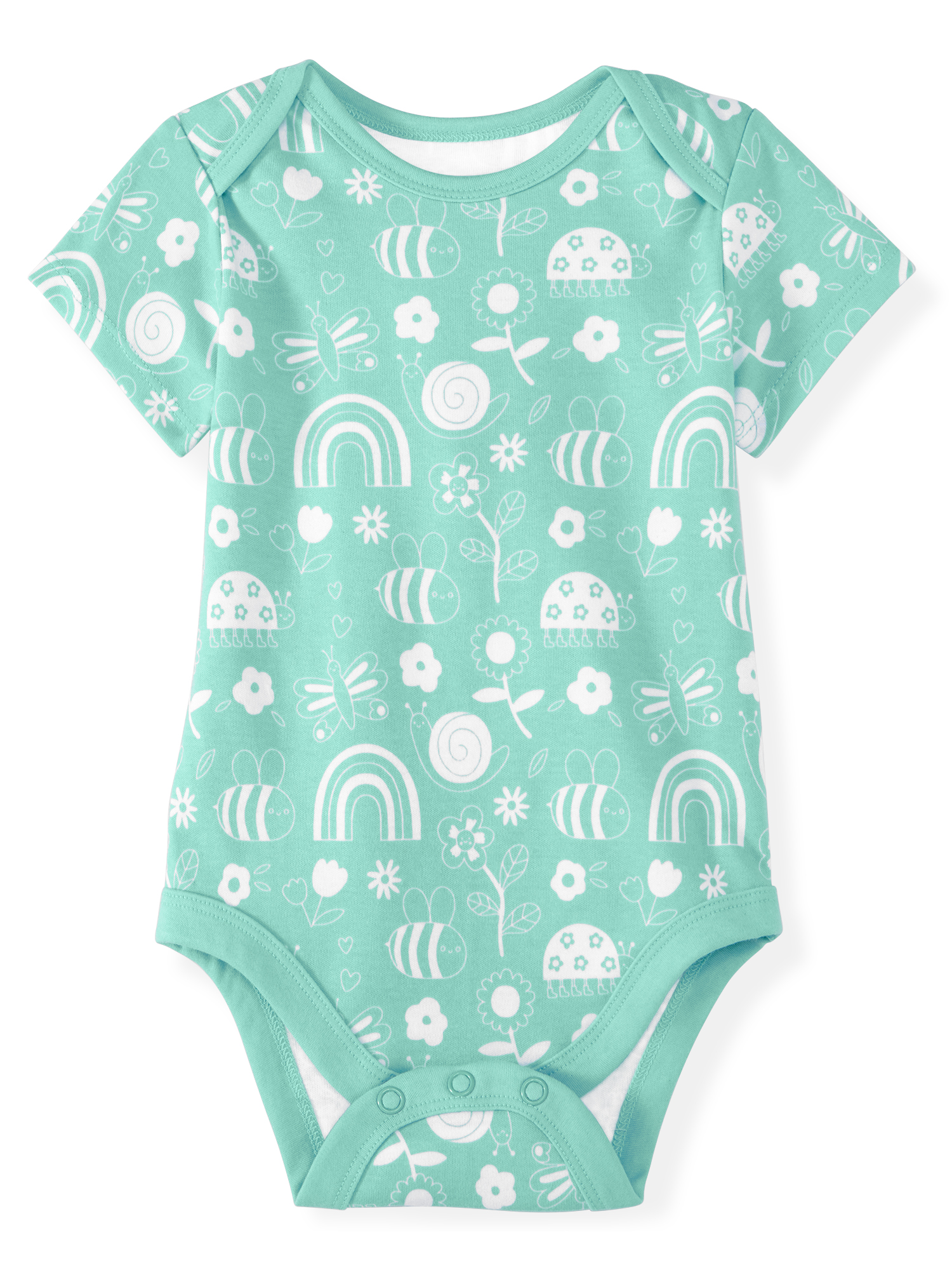 Garanimals Baby Cotton Short Sleeve Bodysuits photo 5