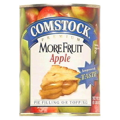 Comstock More Fruit Apple Pie Filling or Topping 21 oz by