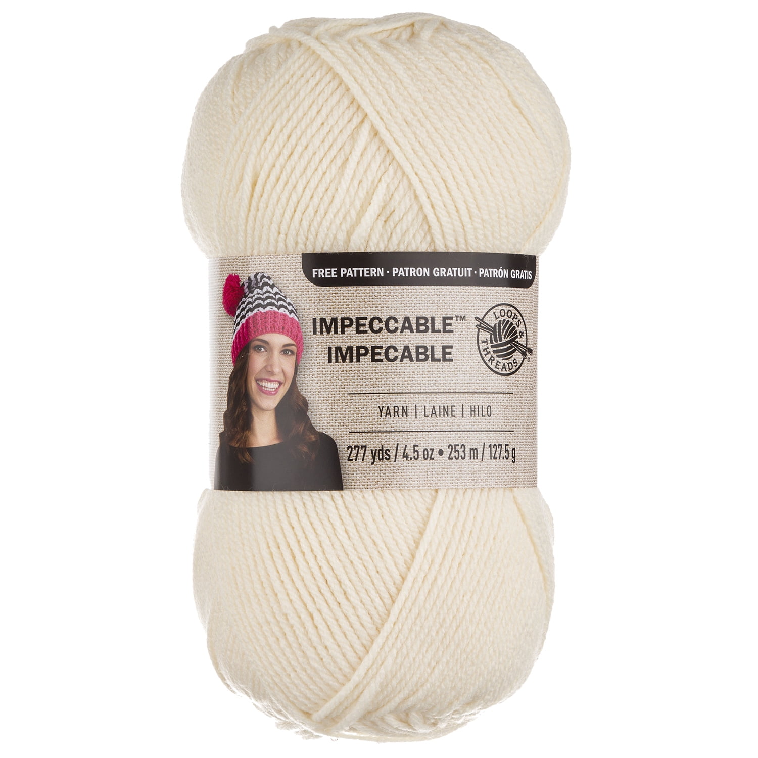 Loops & Threads Impeccable Solid Yarn - Solid Yarn for Knitting, Crochet, Weaving, Arts & Crafts - Aran, Bulk 18 Pack