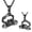Black/White, variant on Stainless Steel Crab Urn Pendant Memory Necklace for Cremation Ashes Keepsake Memorial Jewelry