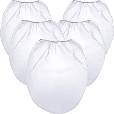 Tian Qi 30 Pieces 5 Gallon Paint Strainer Bags White Regular Fine Mesh/Elastic Top Bag Strainers for Use with Paint Sprayers White White White