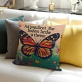 thumbnail image 3 of BANET Pillows for ,Colour Throw Pillow Cover, Cushion Case Pillowcase Decor for Women - She Began to Fly Decorative Pillows Teen Girl 22x22in, 3 of 5