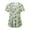 Sky Blue, variant on NIEWTR Women's V Neck Floral Print Scrub Tops Breathable Nursing Uniform Shirts with Pockets Wrinkle Resistant Fabric(Light Green,XL)