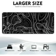 thumbnail image 6 of Gaming Mouse Pad, Large Mouse Pad for Desk, Desk Mat Extended Mousepad, with Non-Slip Rubber Base Desk Pad for Home Office Gaming (31.5 x 11.8", Modern Art), 6 of 16