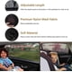 thumbnail image 4 of Parasol para ventana de coche, paquete de 2 parasoles para ventana trasera de coche y protección de privacidad para niños pequeños, bebés y adultos, diseño de doble capa, 4 of 5