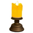 thumbnail image 4 of BotaniNest LED Flameless Candle Night Light With Realistic Wax Dripping Design And Elegant Base Battery Operated Portable Decorative Lamp For Bedroom Living Room And Home Sa, 4 of 6