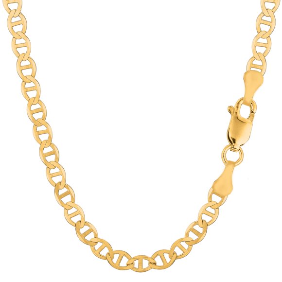 10k Yellow Gold Mariner Link Chain Necklace, 5.5mm, 20"