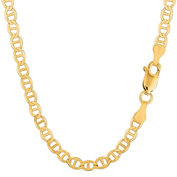 10k Yellow Gold Mariner Link Chain Necklace, 5.5mm, 18"