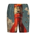 thumbnail image 6 of Daiia Rusty Rocket Launch Mens Woven Stretch Pajama Short,Short Pajama Pants-4X-Large, 6 of 7