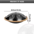 thumbnail image 2 of LINSHESF Steel Handpan Drums 9 Notes Steel Drum Handpan Instrument for Adults Kids Musical Education Entertainment 18-Inch Percussion Musical Instruments for Meditation Yoga Concerts helpful, 2 of 9