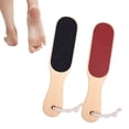 thumbnail image 1 of Lima para pies - Exfoliante de madera para pedicura, elimina piel seca y muerta - Raspador de talones para pies, manos y cuerpo, 1 of 5