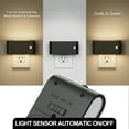 thumbnail image 3 of YANSUN 2-Pack Plug-in Motion Sensor Night Lights - Dimmable 3000K Warm White LED with Auto on/off for Hallway Bedroom Rooms, 3 of 7