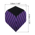 thumbnail image 2 of Unique Bargains Fléchettes Standard, Lot de 30 Vols Motif Tacheté, Violet, 2 of 5