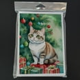thumbnail image 3 of Carolines Treasures DAC7234GCA7P 5 x 7 in. Munchkin Cat by the Christmas Tree Greeting Cards - Pack of 8, 3 of 3