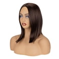 thumbnail image 4 of LEHOZIHEQ Short Wigs for Women, Brown Bob Wig, Shoulder Length Synthetic Wig Heat Resistant Hair for Daily Party Use, 4 of 7