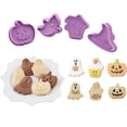 thumbnail image 2 of Dusknt Cute Butterfly Rabbit Easter Egg Cookie Cutters Set of 16, Food Grade Silicone Cake Baking Mold for Fondant, Oven Microwave Dishwasher Safe, Non-Toxic Plunger Cutters for Diy Craft Clay, 2 of 9