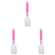 thumbnail image 1 of Cepillo Limpieza Botellas Desmontable Suave para Copas Vino Tazas () Rosa, 1 of 8
