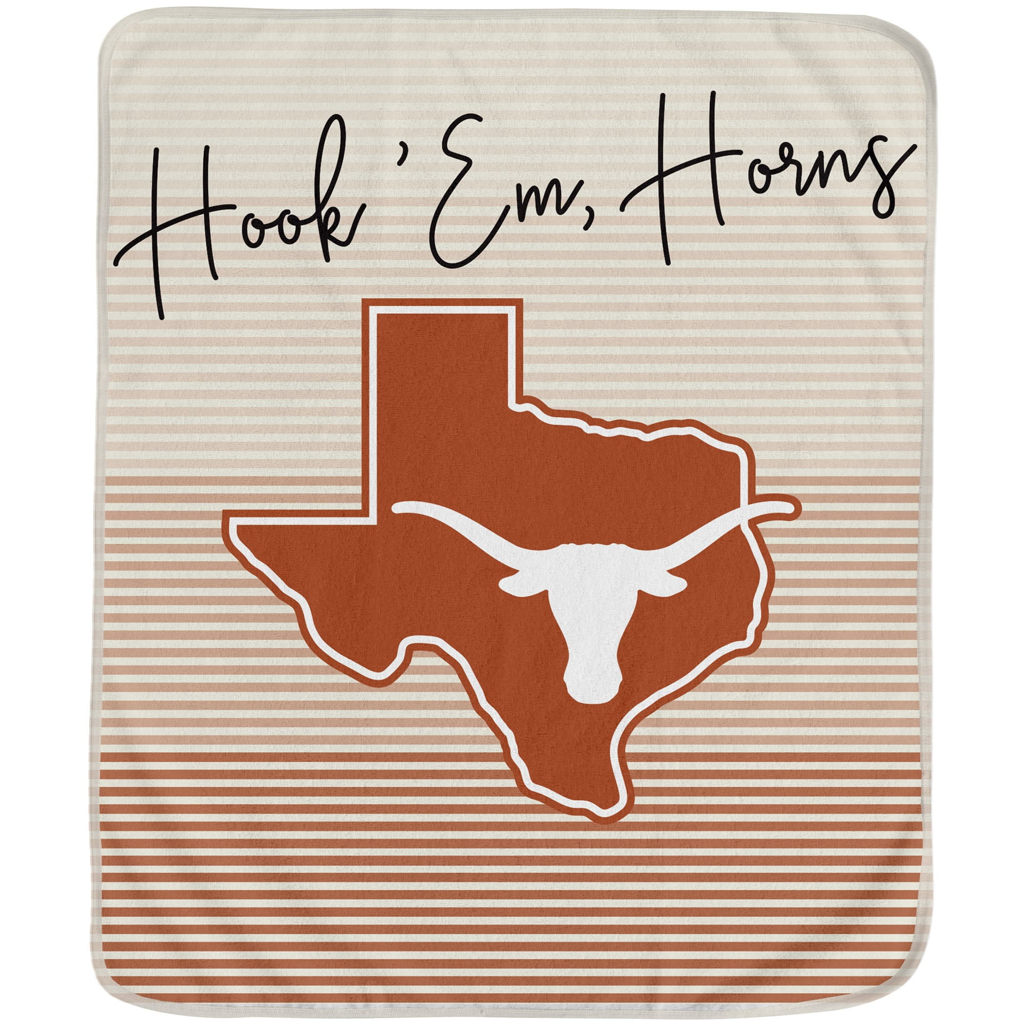 Texas Longhorns 60'' x 70'' Ultra Fleece State Stripe Blanket