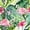 Green/Red, variant on Tropical Wallpaper Floral Peel and Stick Watercolor Jungle Palm Trees Green Wall Paper Animals Contact Paper Removable Self-Adhesive Wallpaper Wall Mural Stick on Home Decor 17.7in x 118.1in