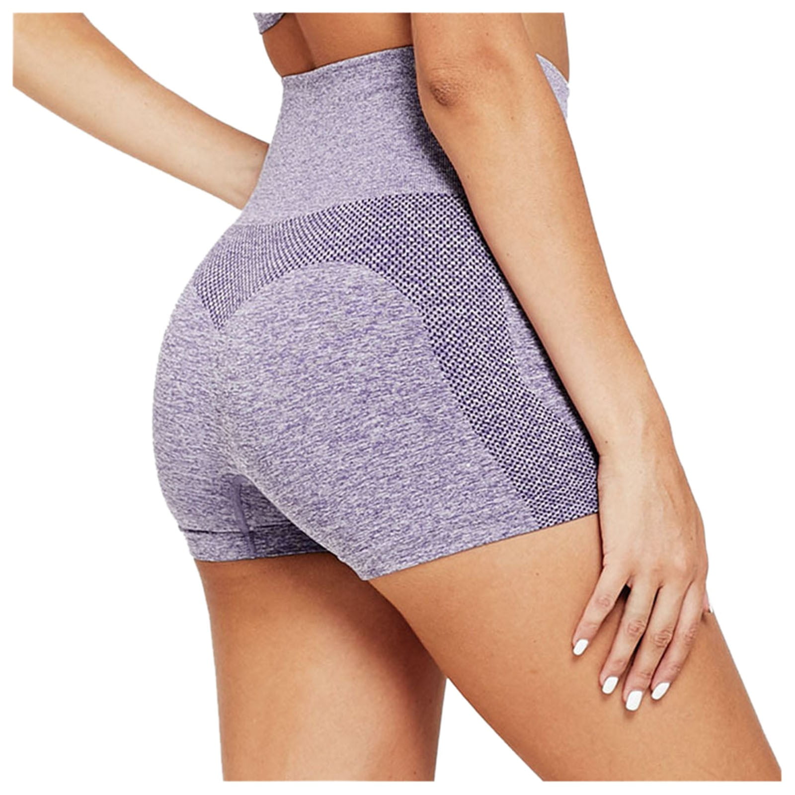 Details about   Women Yoga Shorts Fitness Seamless Athletic Exercise Gym Compression Sportswear 