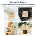 thumbnail image 3 of Avery Printable Business Cards, 2" x 2", Kraft Brown, 120ct, 3 of 8