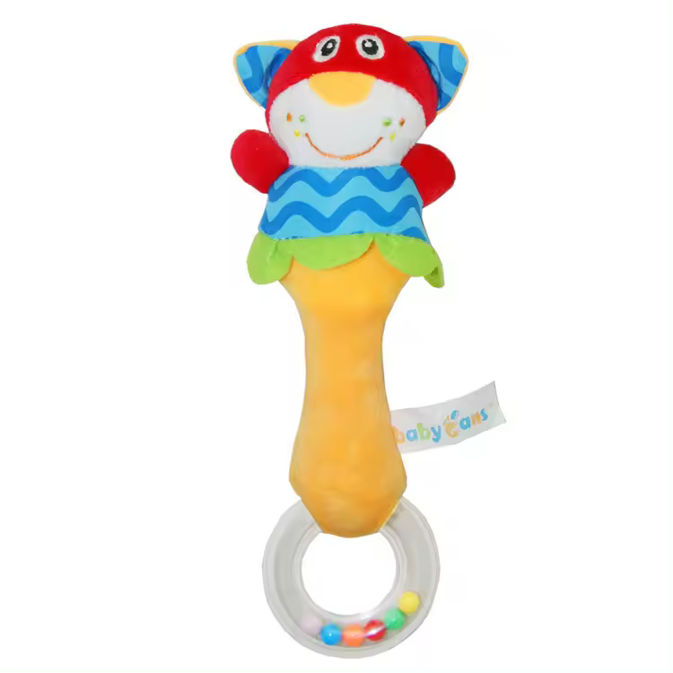 thumbnail image 1 of Muñecas de peluche de juguete rattle, juguetes de Rattle animales suaves campanas de animales suaves juguetes de Rattle 3 6 9 12 meses regalos para bebés y niñas, 1 of 7