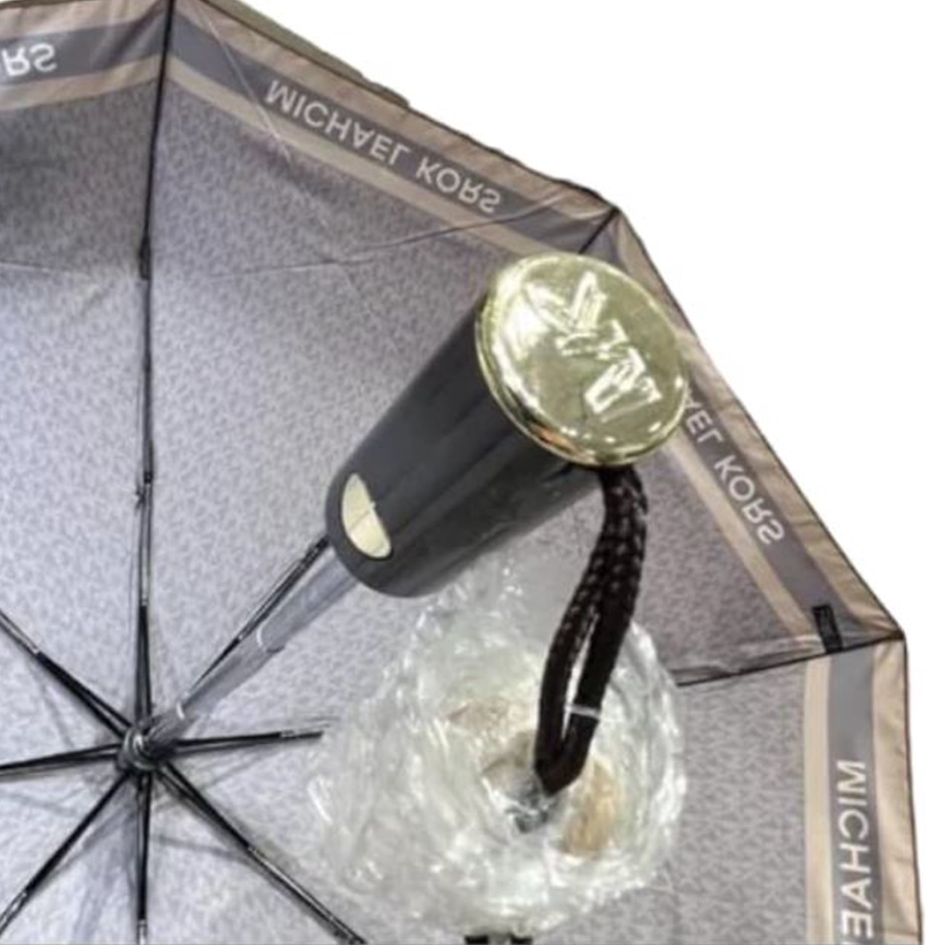 Michael Kors Logo Umbrella 35F3GTFN4B-847 (Brown)