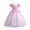 Pink, variant on Dress for Big Little Girls Flower Girl Dress A-Line Midi Dress Girls Tulle Dress Children Plinth Splice Netting Princess Dress Girl Short Sleeve Puffy Gown Dress Hot Pink 13-14 Years