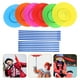 thumbnail image 3 of Juego de 6 platos giratorios con 6 palos para niños y niñas, ideal para pasatiempos de circo, malabarismo y espectáculos, 3 of 7