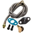 thumbnail image 4 of maXpeedingrods 50" Stainless Steel T3/T4 Turbocharger Oil Feed Line W/ 1/8" NPT Adapter for T3 T3/T4 T4 T70 Braided Oil Feed Line, 4 of 10
