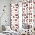 thumbnail image 5 of Blackout Kids Curtains,Fireman and Helmet White Pattern Children's Insulated Curtains Set Of 2,Bedroom Essentials,Toddler Room Decor 52"x84", 5 of 5