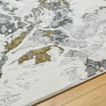 thumbnail image 2 of Livabliss Sunrise Modern Abstract Area Rug,2' x 2'11",Beige/Gray, 2 of 6