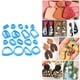 thumbnail image 5 of 2x18 Piezas Cortadores De Arcilla Polimérica De Plástico Kit Para Hacer Pendientes Formas Moldes Para Niños, 5 of 7