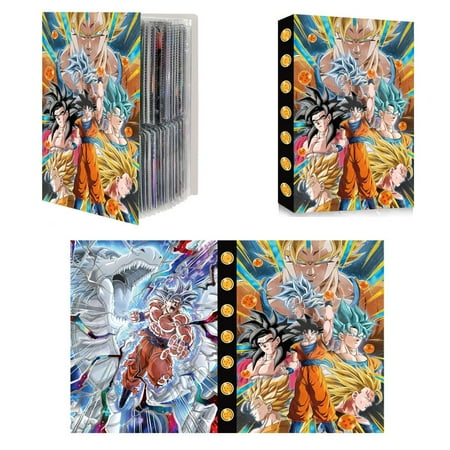 240pcs Card Album Book Naruto Dragon Ball Goku Vegeta ONE PIECE Luffy Zoro Map Letter Holder Binder Card Notebook Collection Toy