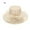 Beige, variant on Weloille Crochet Organza Flower Straw Sun Hat for Women,Church Hat Summer Beach