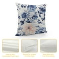 thumbnail image 4 of MLJA Blue and White Floral Throw Pillow Covers Watercolor Decorative Floral Pillow Case Outdoor Blue Flowers Couch Cushion Cover for Living Room Couch Car Home Decor., 4 of 5