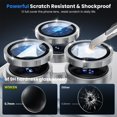 thumbnail image 3 of FZC-for iPhone 17 Pro/iPhone 17 Pro Max Camera Lens Protector - [Original Shooting Mode] Shatterproof Metal HD Tempered Glass Camera Screen Protector Cover Film for iPhone Accessories, 3 of 4