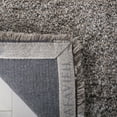 thumbnail image 6 of SAFAVIEH Henley Solid South Beach Polyester Shag Area Rug, Silver, 10' x 14', 6 of 8