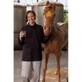 thumbnail image 1 of Uncommon Threads 0489-0105 Santorini Chef Coat in Black - XLarge, 1 of 1