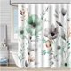 thumbnail image 1 of Shower Curtains,Watercolour Floral Shower CurtainShower Curtains for Bathroom,Bathroom Shower Curtain with Hooks,71" W x 71" L, 1 of 5