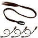 thumbnail image 4 of FELTECHELECTR 4 extensiones de cola de caballo trenzada, cola de caballo larga, extensión de cabello de aspecto natural., 4 of 7