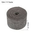 thumbnail image 2 of Unique Bargains 2 Inch x 11 Yards Jute Crafts Party Wrapping Decoration Burlap Fabric Ribbon Gray, 2 of 6