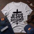 thumbnail image 3 of Jollimate Jesus Changed My Life Shirt, Men's Jesus Tee, Religious Gift For Him, Faith Gift, 3 of 6