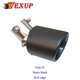 thumbnail image 1 of 1pcs Adjustable Universal Car Glossy Matte Forged Carbon Fiber Exhaust Tip Muffler Tip Exhaust Tip Auto Exhaust Muffler~14986, 1 of 1