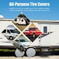 thumbnail image 3 of MYG 4 Wheel Tire Cover Protector Waterproof for RV Trailer Car Truck 27-29 inch Dia, 3 of 8
