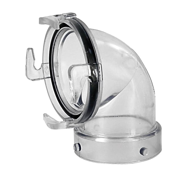 Adaptador de manguera Valterra T1023 ClearView con ángulo de 90°