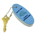 thumbnail image 2 of Save the Curvy Mermaids Manatee Funny Humor Floating Keychain Oval Foam Fishing Boat Buoy Key Float, 2 of 4