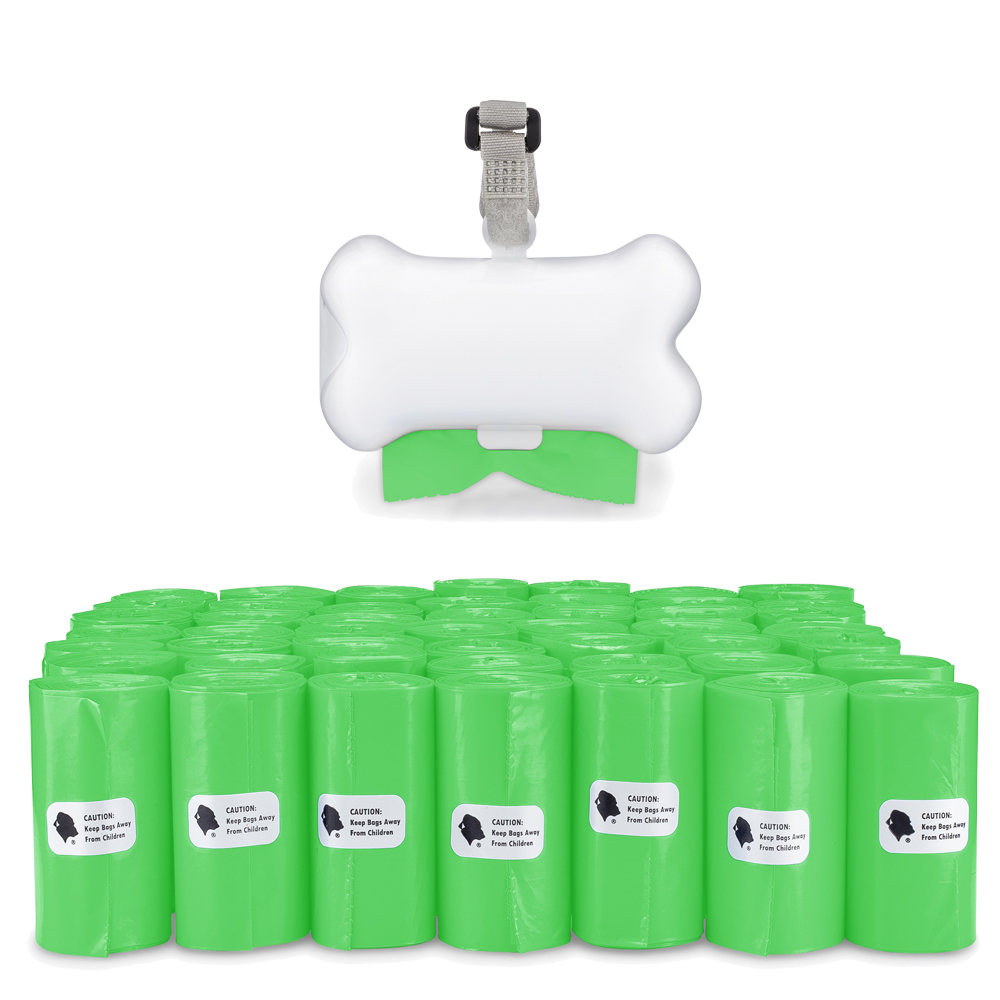 Gorilla Supply 1000 Green Dog Pet Poop Bags, EPI Technology, 50 Refill